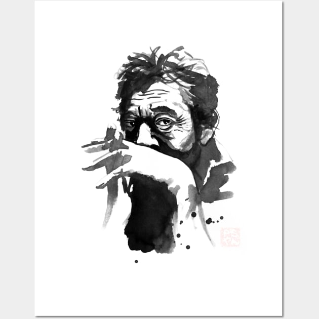 serge gainsbourg Wall Art by pechane